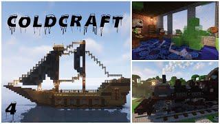 PIRATE SHIP, Train Station, and Ghost Busters HQ! - Minecraft 1.17 ColdCraft 2 Episode 4