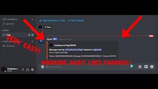 How to get Audit Logs in your discord server. (Dyno)