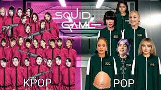 Celebrities in SQUID GAME 2 (POP vs. KPOP)