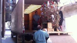 Transporting Nick Cave's Artwork