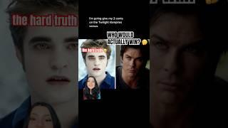 Twilight Vs TVD #twilight #bellaswan #edwardcullen #thevampirediaries #damonsalvatore #shorts