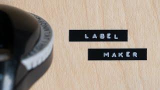 Organize in Style with this Embossing Label Maker