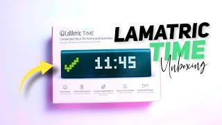 LaMetric Time Smart Wi-Fi Clock Counter Unboxing | Hogatoga unbox