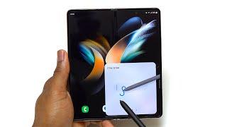 Galaxy Z Fold 5 S Pen Multitasking for Beginner