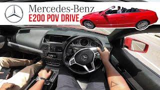 Benz E200 Cabriolet - POV Drive Sri Lanka (RARE)