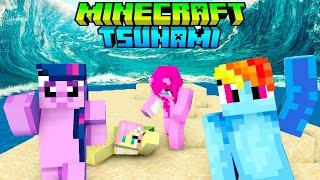 Minecraft My Little Pony VS Tsunami