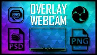 BORDA PARA WEBCAM GRATIS AZUL COM FUNDO TRANSPARENTE (OVERLAYS GRATIS STREAMLABS OBS)