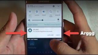 Samsung Galaxy S7: Fixes With "SD Card  For Transferring Photos and Media" Notification