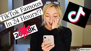 I Tried Becoming TikTok Famous in 24 Hours