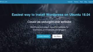 Easiest way to Install Wordpress on Ubuntu 18 04