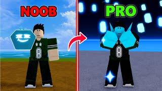 Noob to Pro with DIAMOND FRUIT in Blox Fruits! Level 1 to Max Level