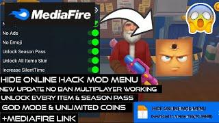 HIDE ONLINE l HACK MOD MENU l NEW UPDATE l FREE DOWNLOAD l +MEDIAFIRE LINK l NEW 2024