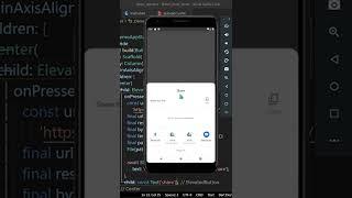 Flutter Share Plugin Demo #shorts #flutterdev