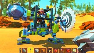 КРУТЫЕ ПОСТРОЙКИ В СКРАП МЕХАНИК РОБОТ ► Scrap Mechanic