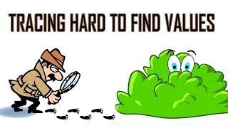 Let's Learn To TRACE HARD TO FIND VALUES