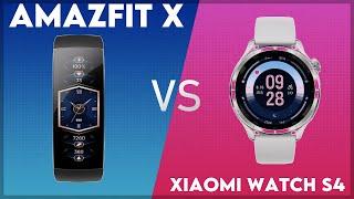 Amazfit X vs Xiaomi Watch S4 Comparison