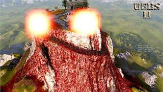 100 RAMBO DEFEND MOUNT OLYMPUS FROM 1M ZOMBIES INVASION | Ultimate Epic Battle Simulator 2 | UEBS2