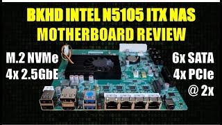 BKHD Intel N5105 NAS Motherboard with 4x PCIe Slot