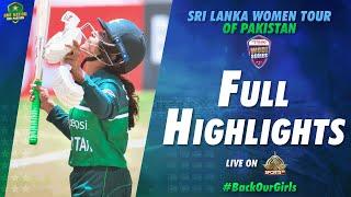 Full Highlights | Pakistan Women vs Sri Lanka Women | 2nd ODI 2022 | PCB | MN1L