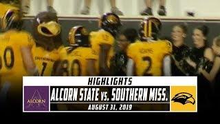 Alcorn State vs. Southern Miss Football Highlights (2019) | Stadium