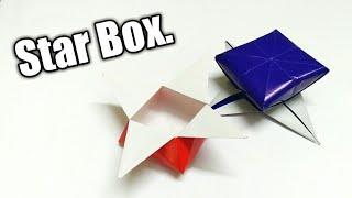 How to make an origami star box - Aadrit's Origami.