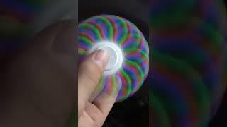 World's Fastest Fidget Spinner Flick Splits Light