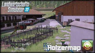 LS22 HOLZERMAP mit TerraLife+ Unterreiter Hof #027 Hofarbeiten, aber da geht was nicht