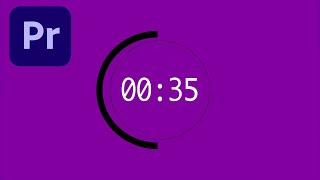 Make A Countdown in Adobe Premiere Pro !