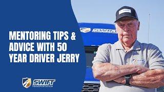 Swift Driver Jerry gives his advice on mentoring and driving