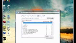 How To Allow A Port Number Through Windows 7 Firewall