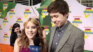 Taylor Spreitler & Nick Robinson 2011 Kids' Choice Awards Interview