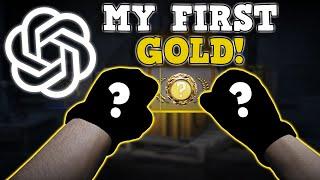 I UNBOXED MY FIRST GOLD USING AI (CS2 CASE OPENING)