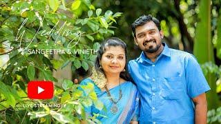 WEDDING | SANGEETHA & VINIETH | 20TH DECEMBER 2020 | LIVE