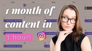 Make a content calendar with me ‍ batch + schedule! Rella Review/Tutorial 