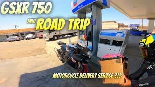 Delivering Parts On My Gsxr 750 | 100mile Trip