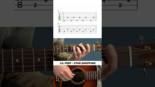 Lil Peep - Star Shopping - GUITAR TAB