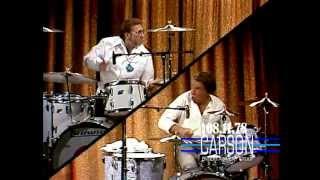 Buddy Rich and Ed Shaughnessy Play Drums on "The Tonight Show Starring Johnny Carson" - 1978