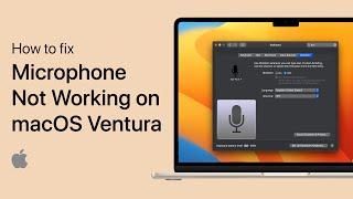 How To Fix Microphone Not Working on Mac OS Ventura