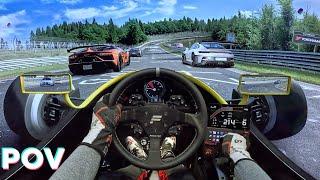 The CRAZIEST Ride in AC! Nordschleife Tourist | Fanatec CS DD+