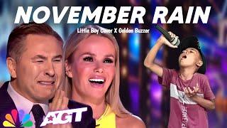 Golden Buzzer : MOST EMOTIONAL Auditions  when he heard the song November Rain | AGT 2024 | Audition