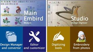 Embird Machine Embroidery and Digitizing Software ▶️ Overview