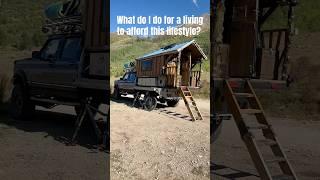 What do I do for a living to afford this lifestyle? #vanlife #truckhouselife #alaska