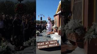 Olaf at Mickey's Once Upon a Christmastime Parade #thisismagic #Olaf #waltdisneyworld