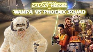 Wampa vs Phoenix Squad | SWGOH