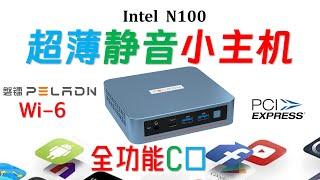 【English subtitle】 PELADN WI-6 N100 mini PC review!