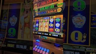 $625/SPIN on Dragon Link WINS BIG!!! #casino #jackpot #slots