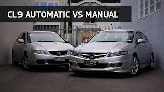 Honda Accord Euro CL9: Auto (pre-facelift) vs Manual (facelift)