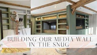 RENOVATING OUR SNUG AND BUILDING A MEDIA WALL | Housetohomeatlast Renovation