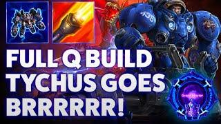 Tychus Odin - FULL Q BUILD TYCHUS GOES BRRRRRR! - Grandmaster Storm League