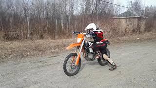 12 Years old Kid Riding a KTM 500 ( Tom Pronovost)